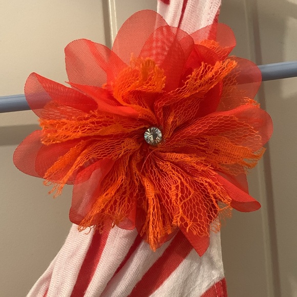 Deb Striped Camisole w/Flower Accent - Picture 2 of 6